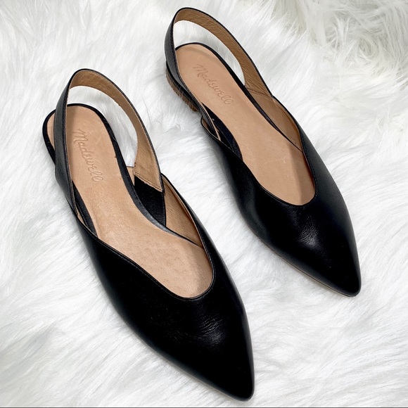 Madewell Shoes - Madewell Leather Slingback Flats